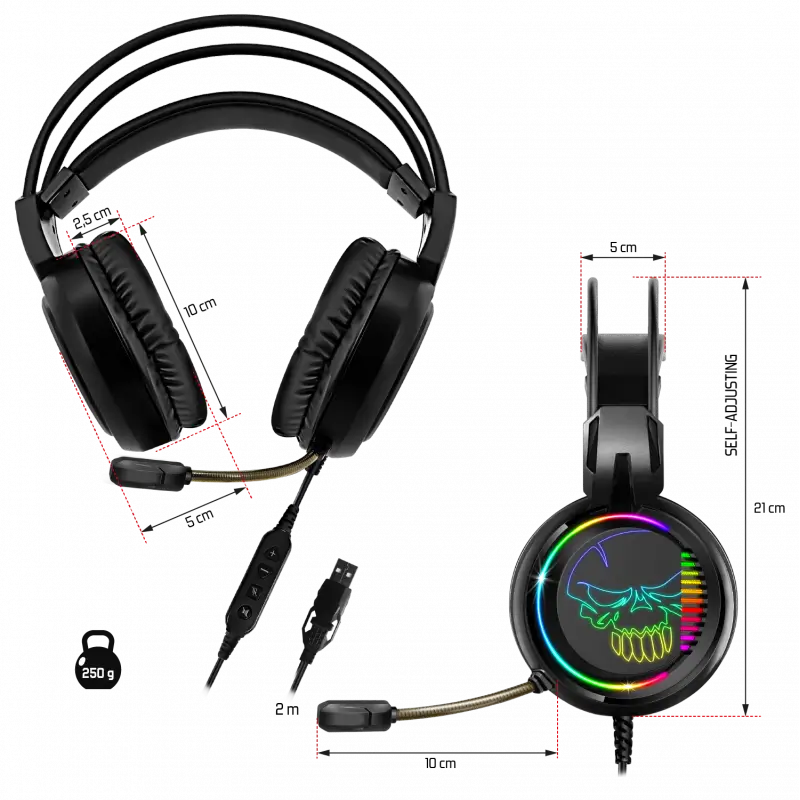 Casque Gamer ELITE-H10 7.1