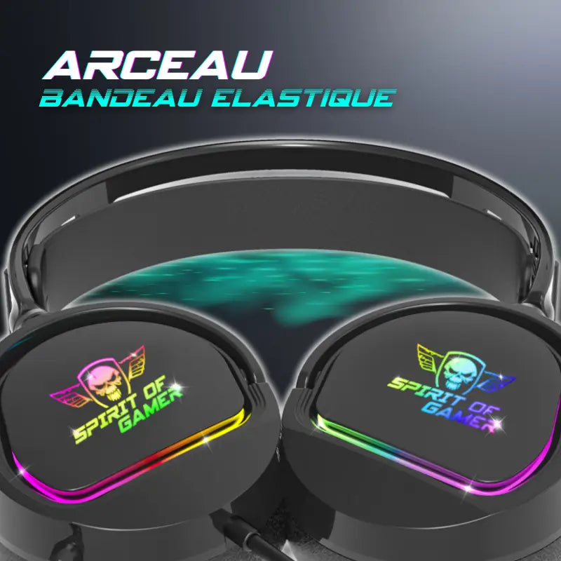 Casque gamer PRO-H6 Noir