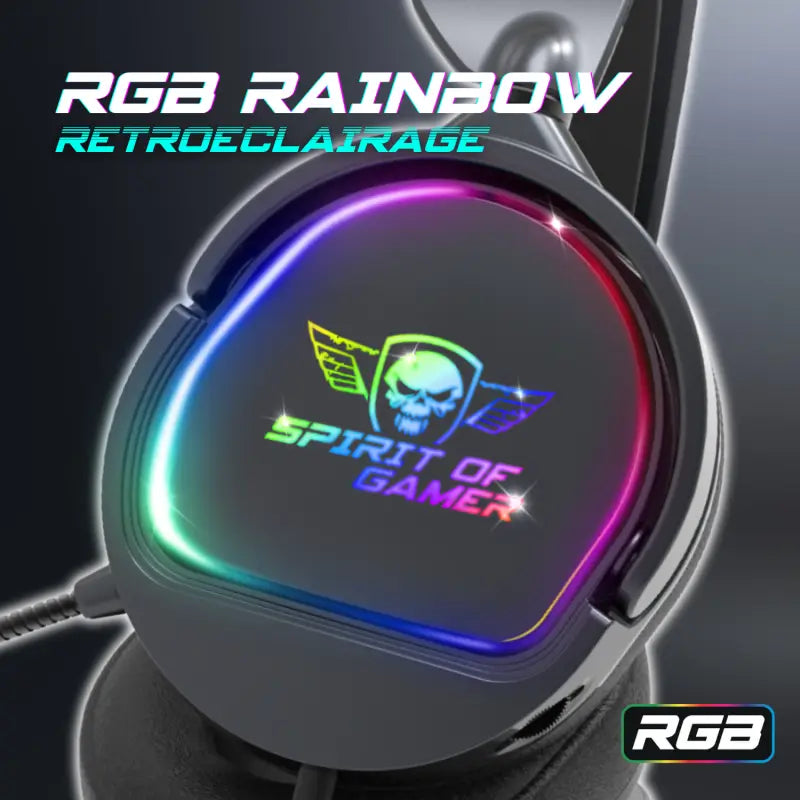 Casque gamer PRO-H6 Noir