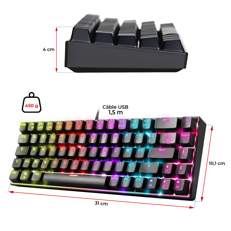 Clavier Gamer XPERT-K150 Filaire