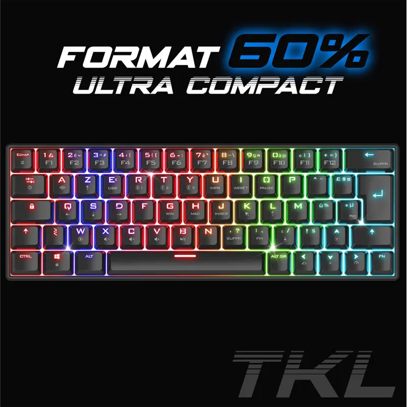 Clavier Gamer XPERT-K200 Noir