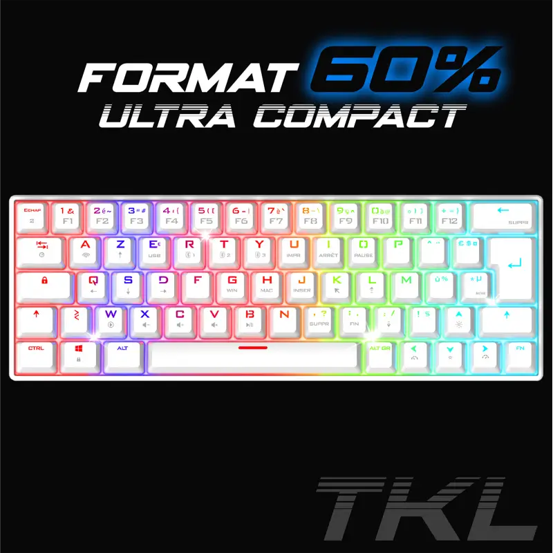 Clavier Gamer XPERT-K200 Artic